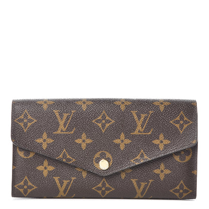 Louis Vuitton Monogram Sarah Wallet NM 1 of 9