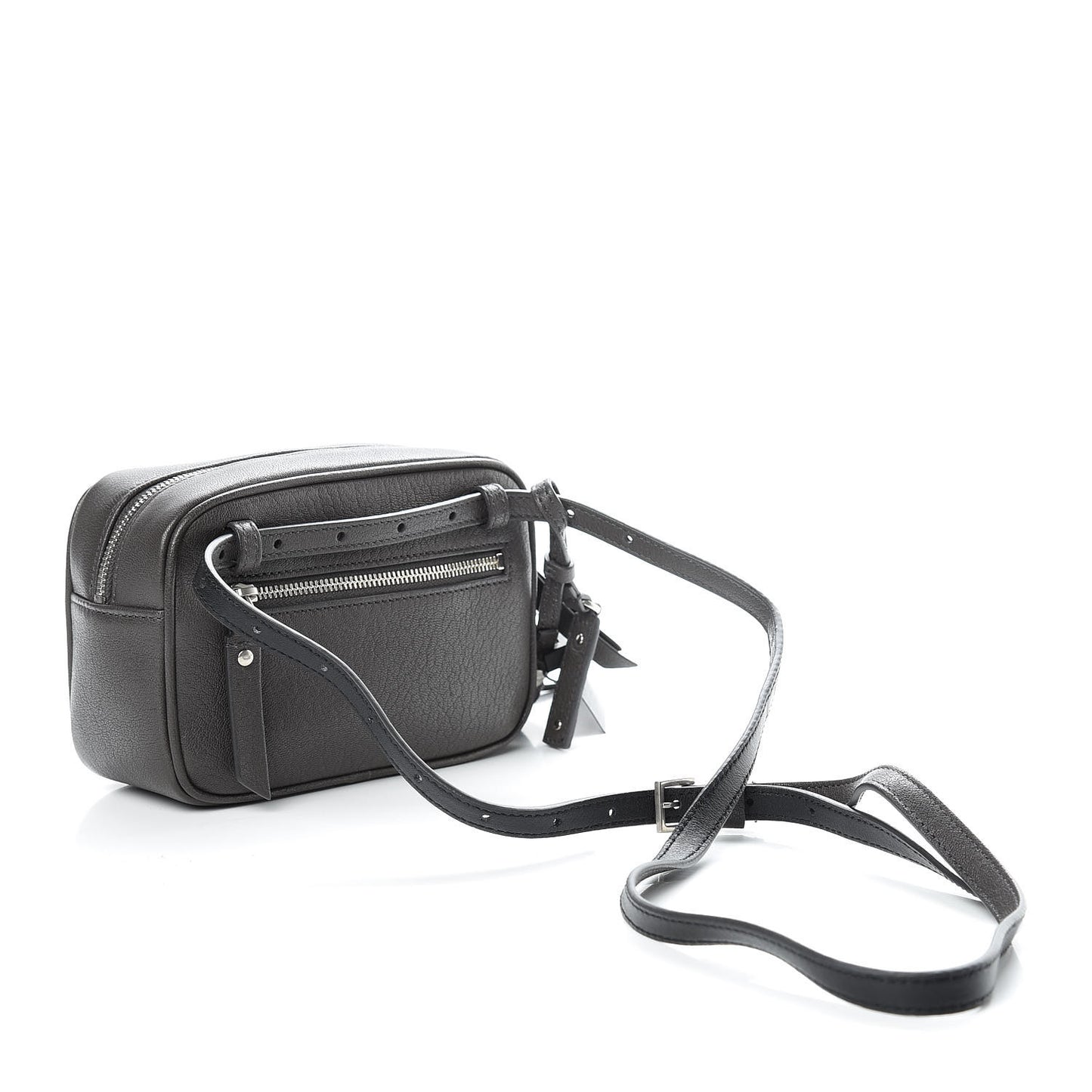 Lambskin Monogram Lou Belt Bag Asphalt