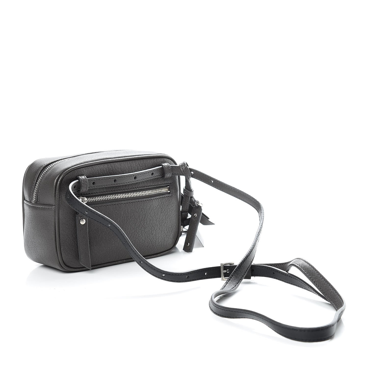 Saint Laurent Lambskin Monogram Lou Belt Bag Asphalt 3 of 10