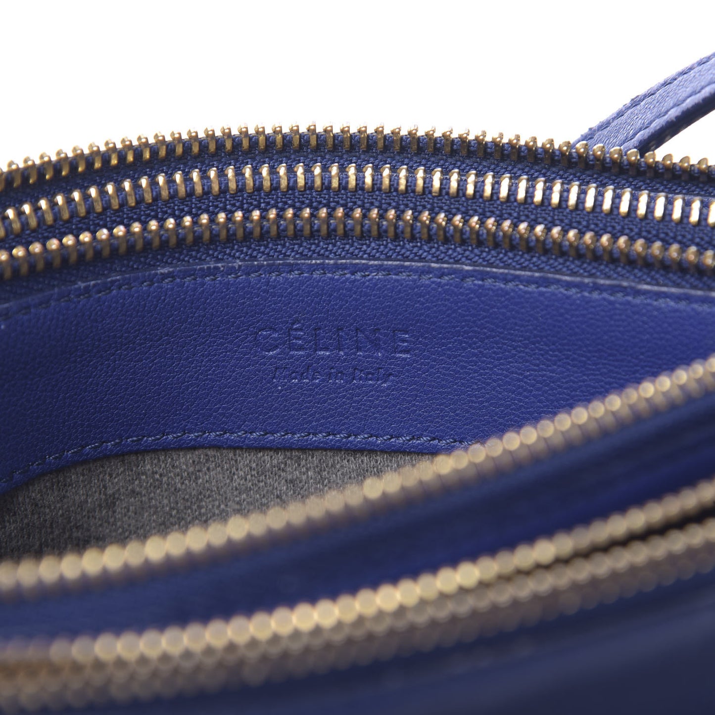 Lambskin Small Trio Crossbody Bag Indigo