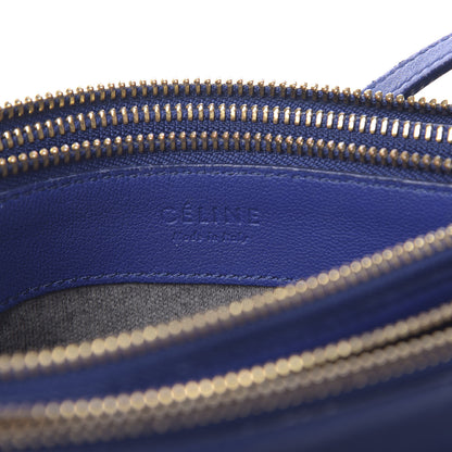 Celine Lambskin Small Trio Crossbody Bag Indigo 7 of 17
