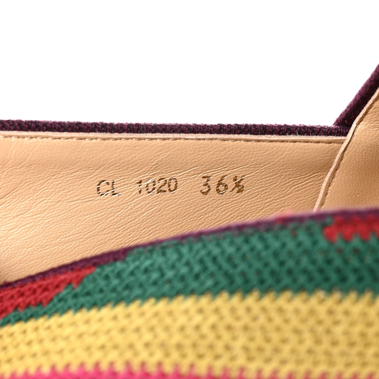 Cotton Embroidered Patchwork Granville Espadrille 36.5 Multicolor