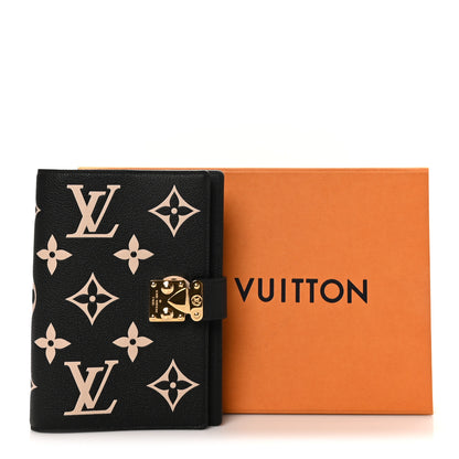 Louis Vuitton Empreinte Monogram Giant Paul Notebook Cover MM Black Beige 8 of 8