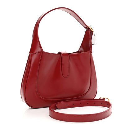 Gucci Boarded Dyana Lux Calfskin Small Jackie 1961 Hobo New Cherry Red 3 of 11