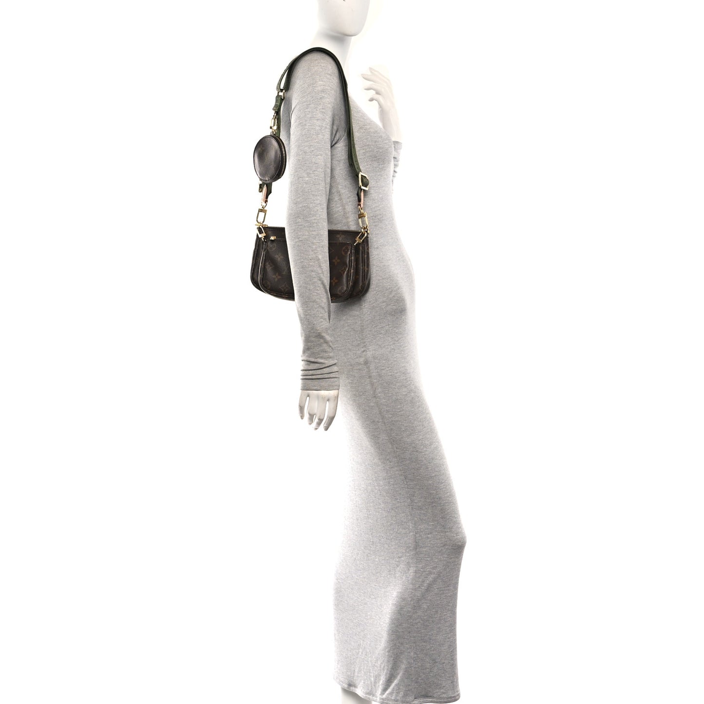 Monogram Multi Pochette Accessories Kaki