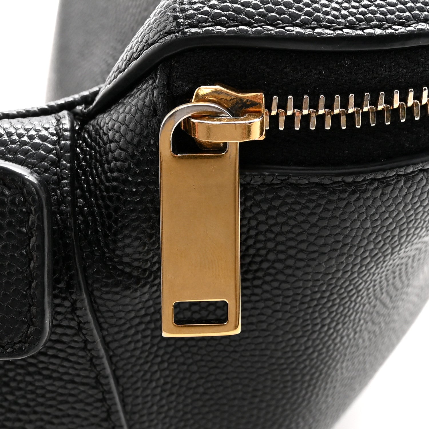 Saint Laurent Grain De Poudre Monogram Belt Bag Black 12 of 15