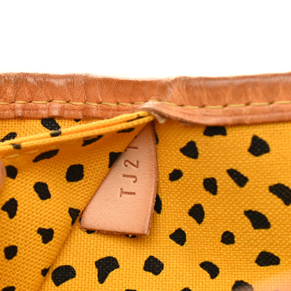 Louis Vuitton Monogram Kusama Waves Neverfull MM Yellow 7 of 13