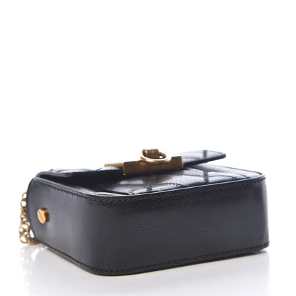 Givenchy Goatskin Quilted Nano GV3 Bag Black 4 of 8