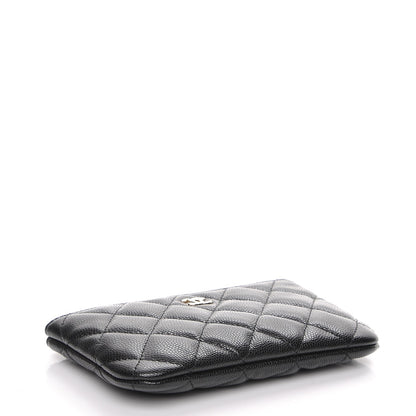 Chanel Caviar Quilted Small Cosmetic Case Black 4 of 8