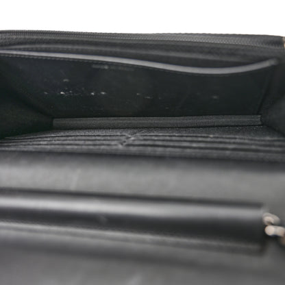 Chanel Patent Quilted Wallet On Chain WOC Black 5 of 13