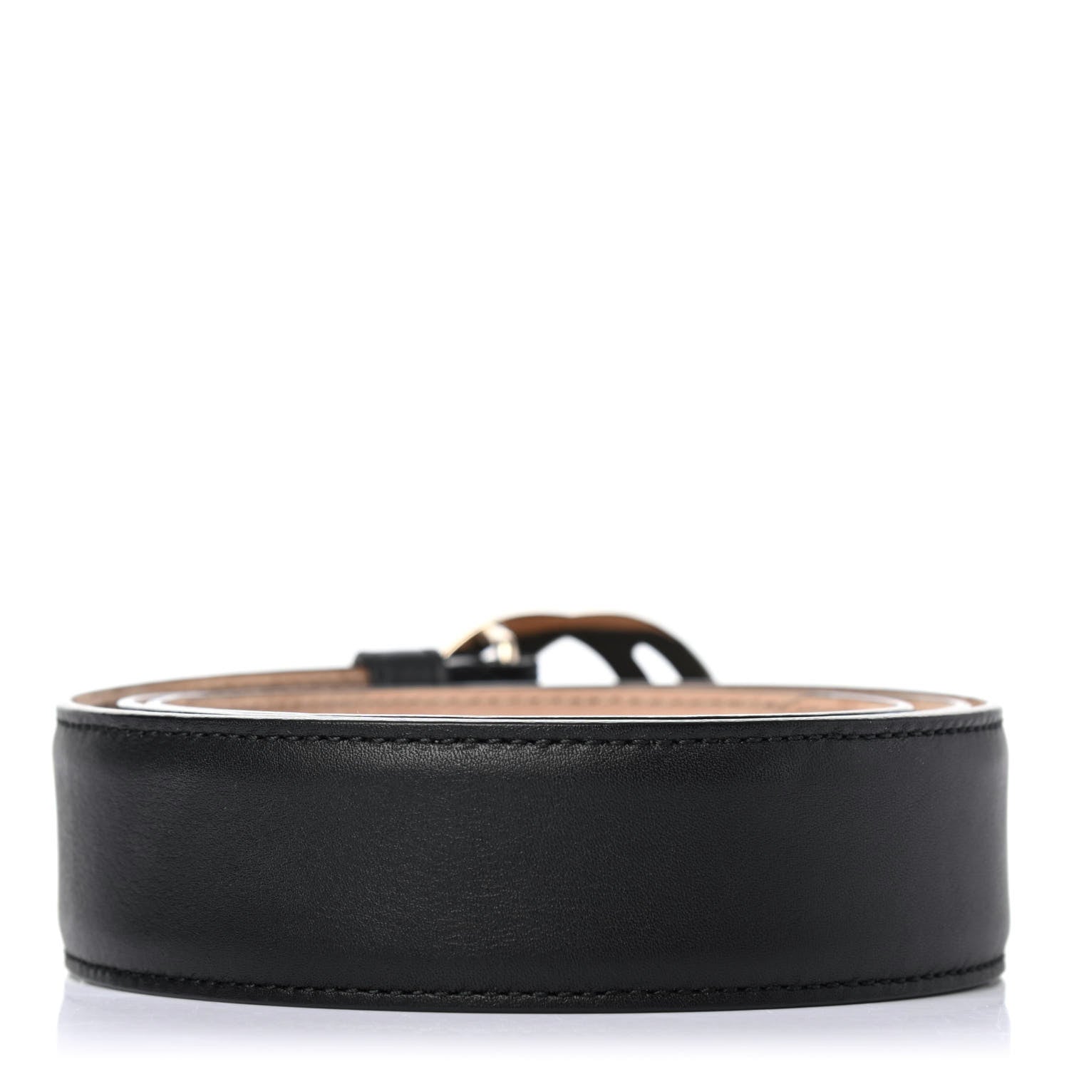 Gucci Calfskin Interlocking G 37mm Belt 95 38 Black 2 of 4