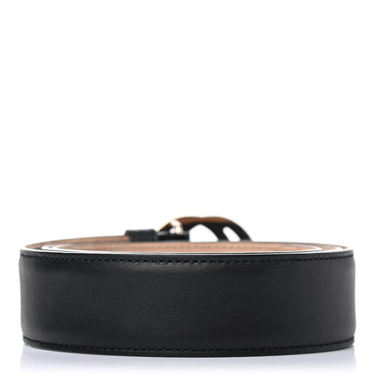 Gucci Calfskin Interlocking G 37mm Belt 95 38 Black 2 of 4