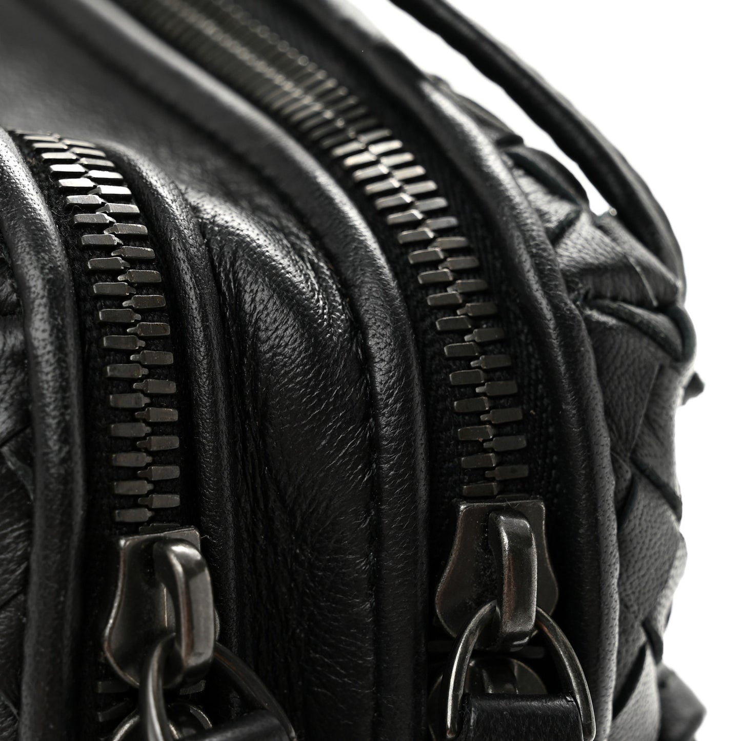 Nappa Intrecciato Nodini Bag Black