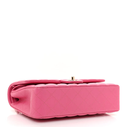Chanel Caviar Quilted Medium Double Flap Pink 4 of 10