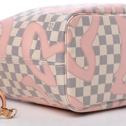 Louis Vuitton Damier Azur Tahitienne Neverfull MM 10 of 11