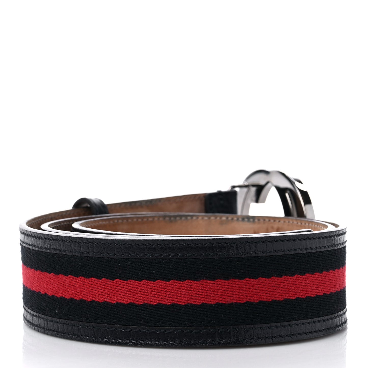 Calfskin Web Interlocking G Belt 90 36 Navy