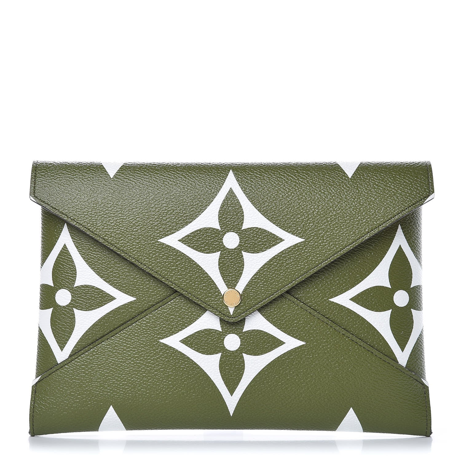 Louis Vuitton Monogram Giant Large Kirigami Pochette Kaki 1 of 6