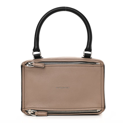 Givenchy Sugar Goatskin Small Bi-Color Pandora Natural 1 of 12