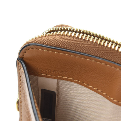 Chloe Crocodile Embossed Calfskin C Small Purse Autumnal Brown 8 of 9
