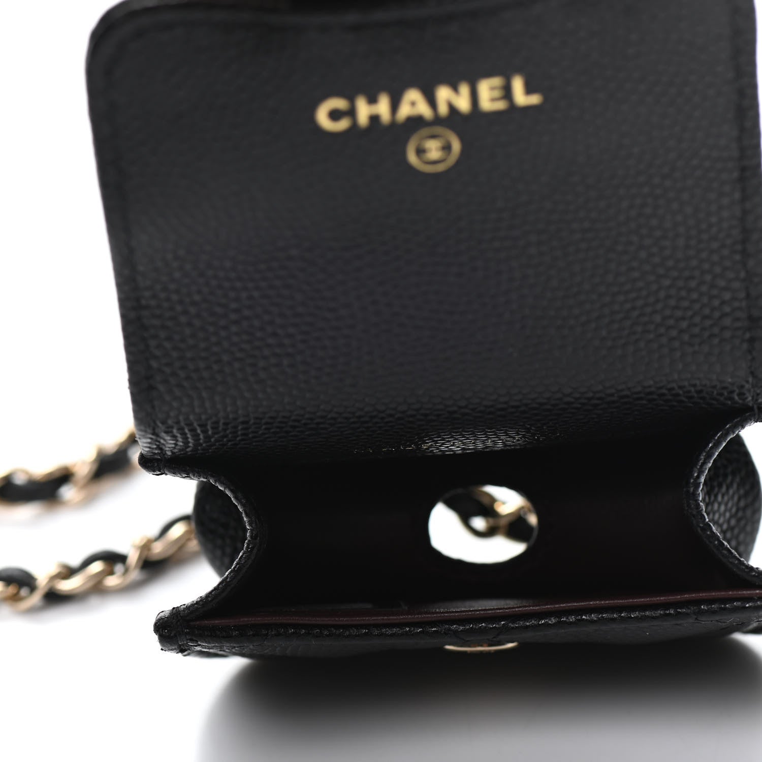 Chanel Caviar Quilted Airpods Pro Case Black 5 of 10