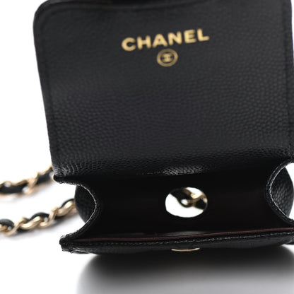 Chanel Caviar Quilted Airpods Pro Case Black 5 of 10