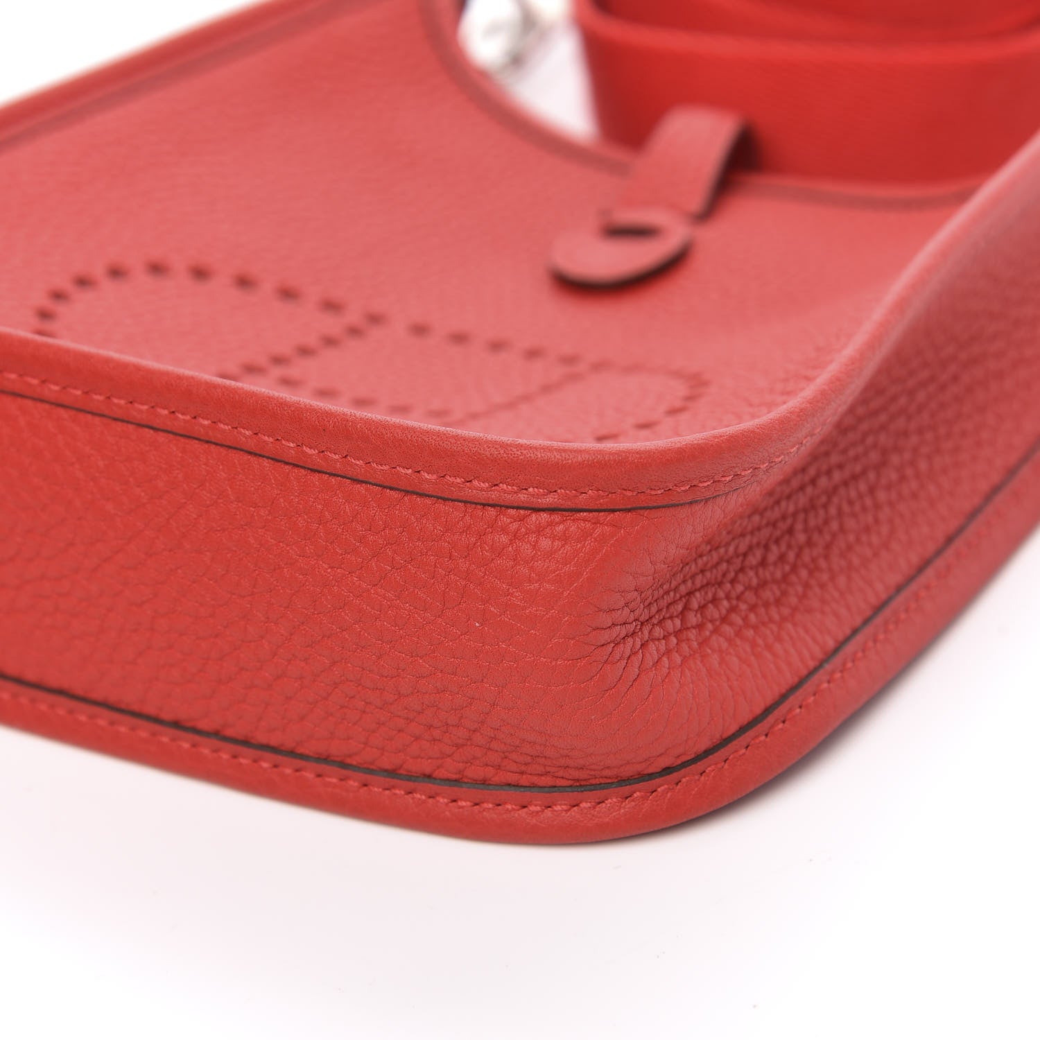 Hermes Taurillon Clemence Evelyne TPM Rouge de Coeur 9 of 10