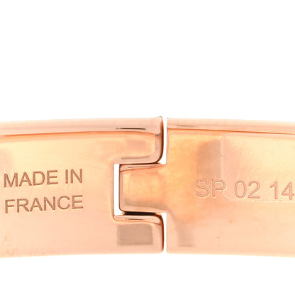 Hermes Enamel Printed Hermes Flagship Mini Clic Kelly Bracelet PM Jasmin 4 of 5