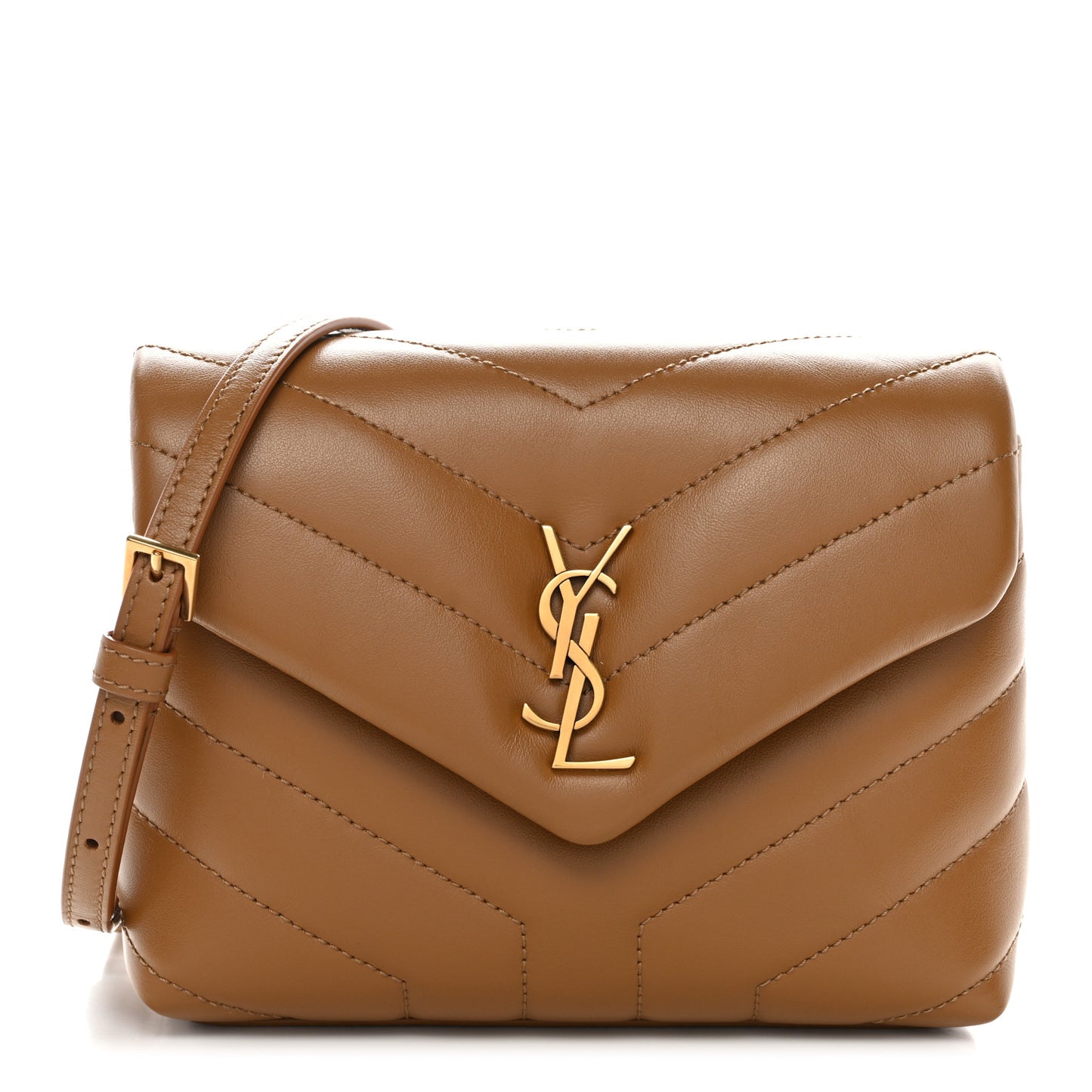 Calfskin Y Quilted Monogram Toy Loulou Satchel Cork