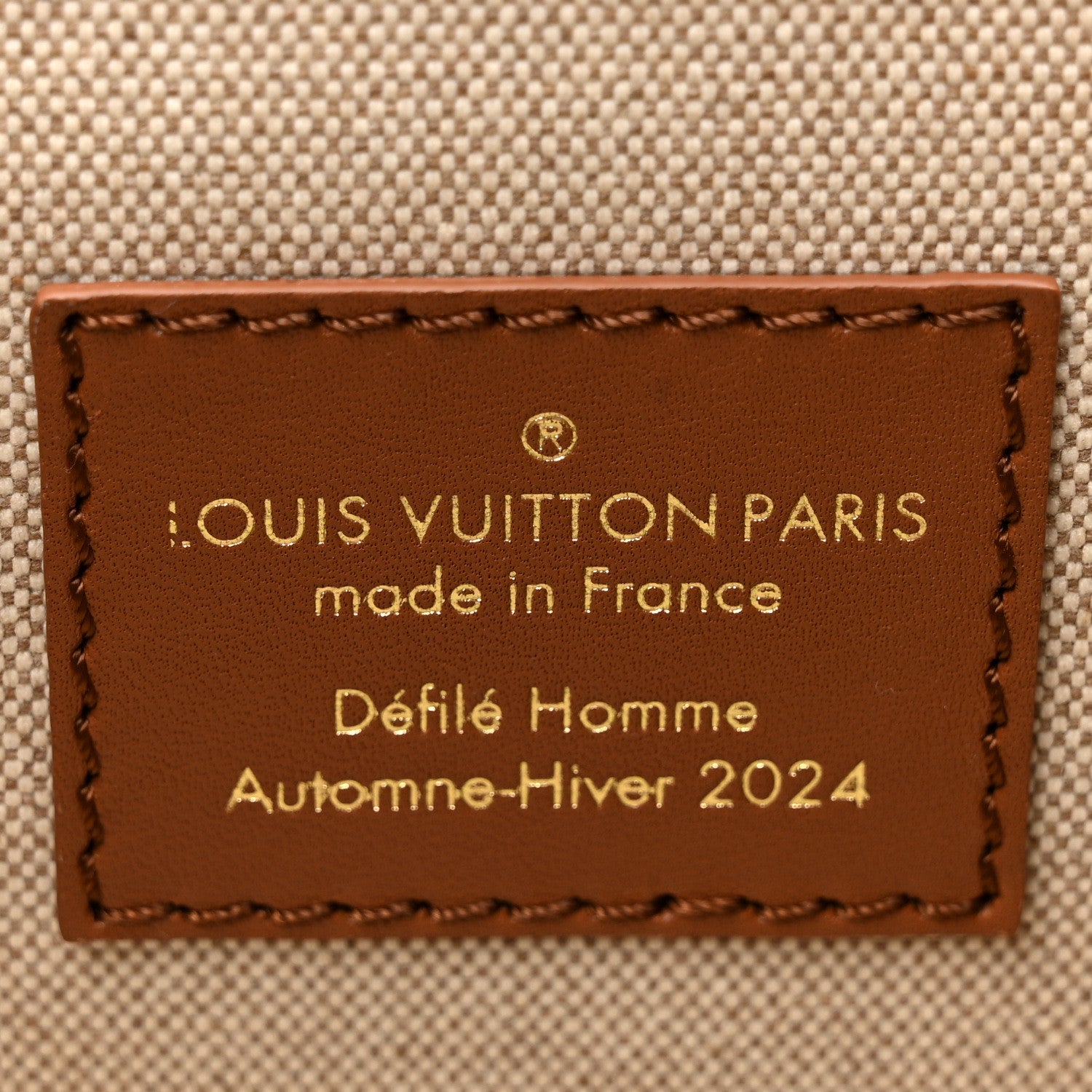 Louis Vuitton Supple Calfskin Embossed Virginia Cowboy Bandouliere 50 Brown 6 of 9