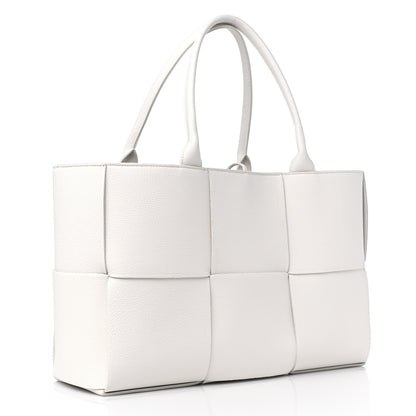 Bottega Veneta Nappa Maxi Intrecciato Medium Arco Tote White 4 of 11