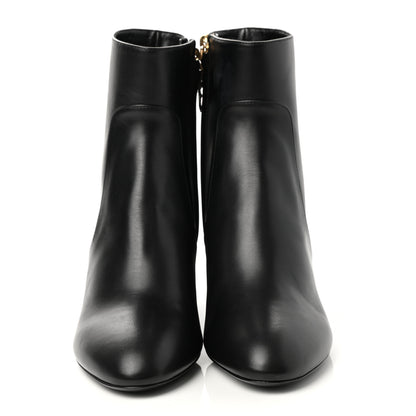 Louis Vuitton Calfskin Bliss Ankle Boots 37 Black 2 of 8