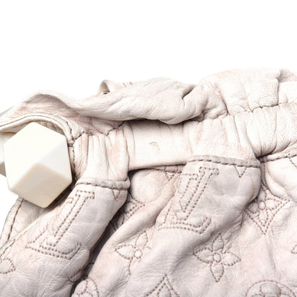 Louis Vuitton Lambskin Olympe Stratus PM Ecru 27 of 34