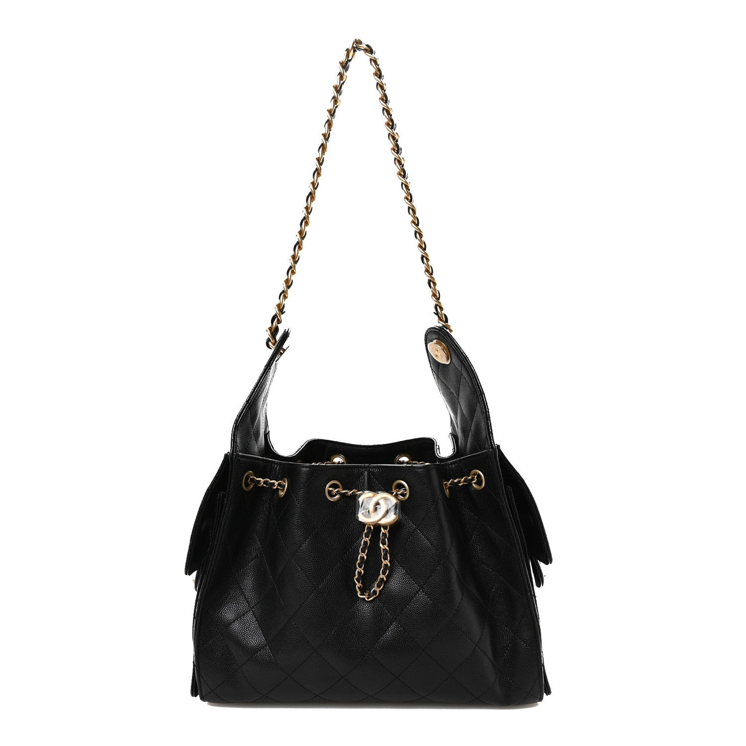 Chanel Caviar Quilted Small Chanel 25 Handbag Black 1 of 10