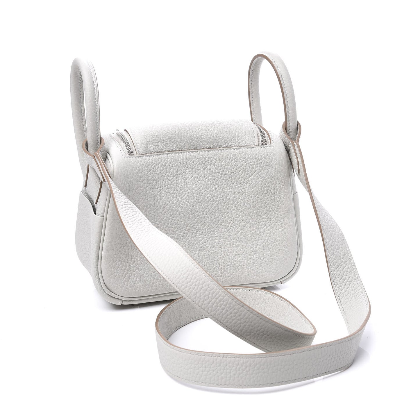 Taurillon Clemence Mini Lindy 20 Gris Perle