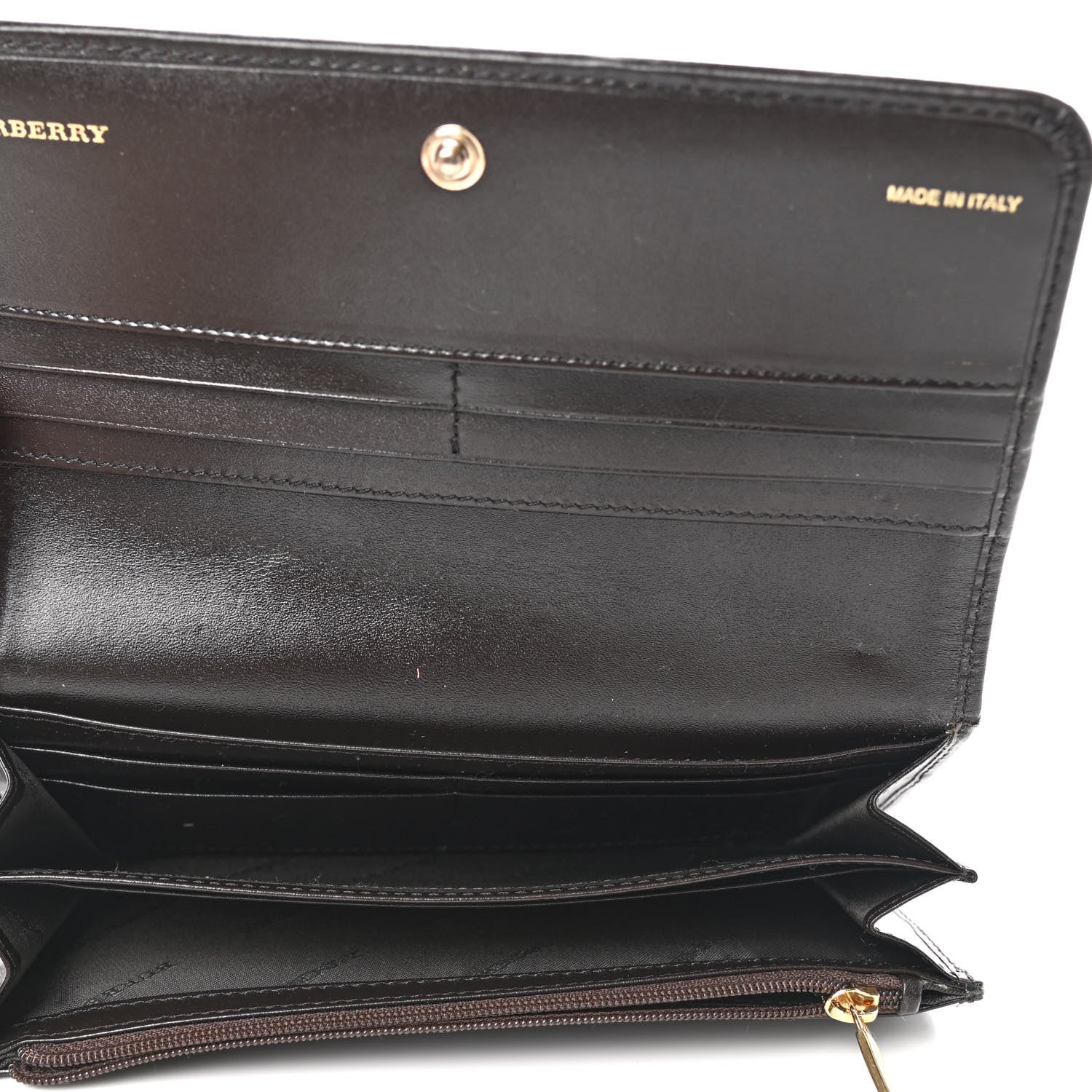 Burberry Haymarket Check Penrose Continental Wallet Brown 5 of 8