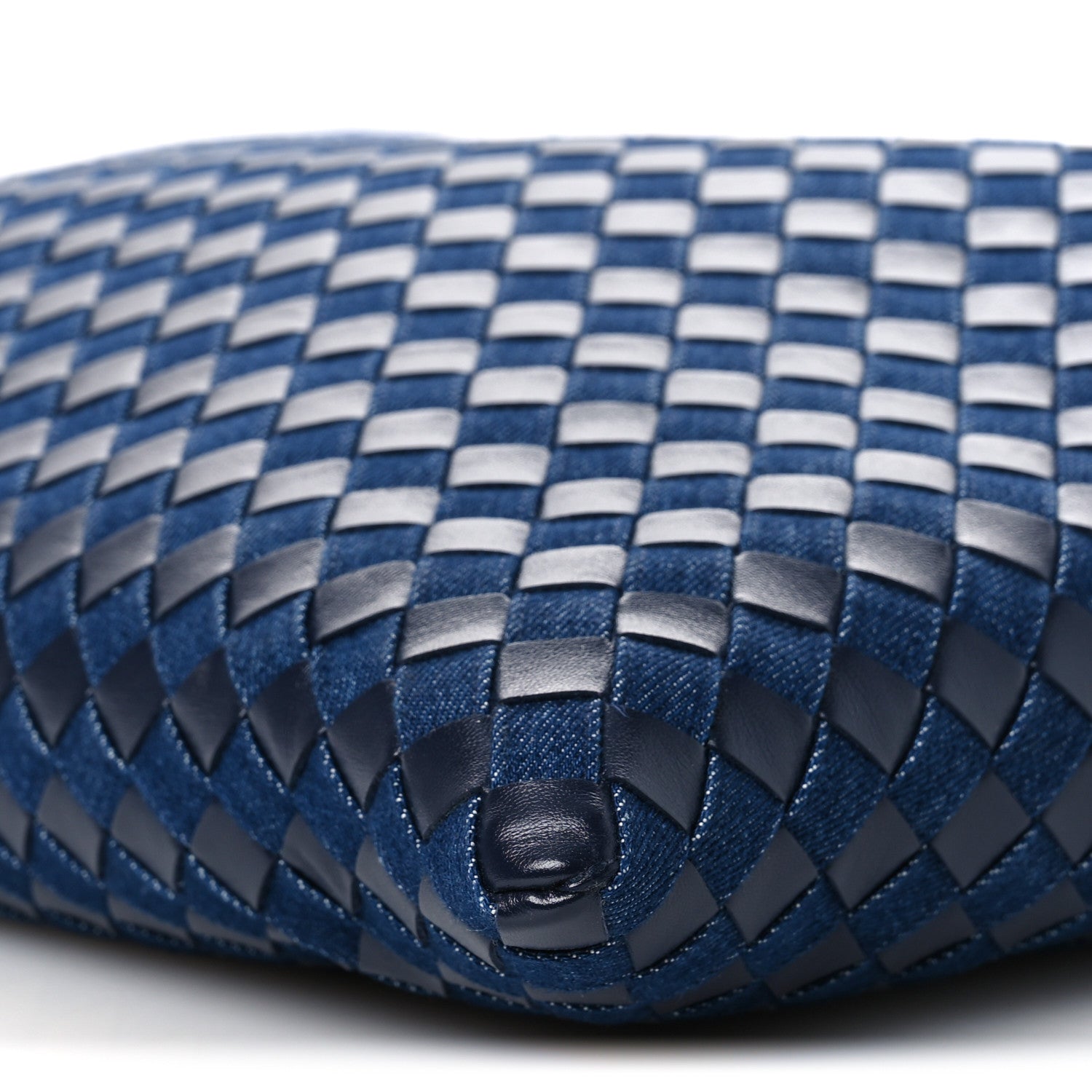 Bottega Veneta Denim Nappa Intrecciato Large Hop Abyss Indigo 9 of 9