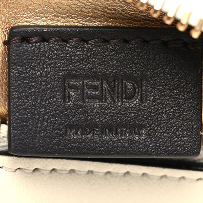 Fendi Vitello Grace Matte Nano Fendigraphy Hobo Charm White Ice 6 of 11