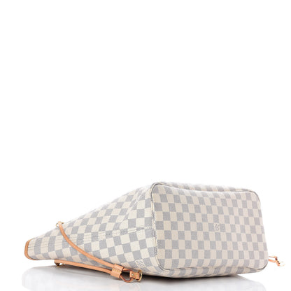 Louis Vuitton Damier Azur Neo Neverfull MM Rose Ballerine 4 of 17