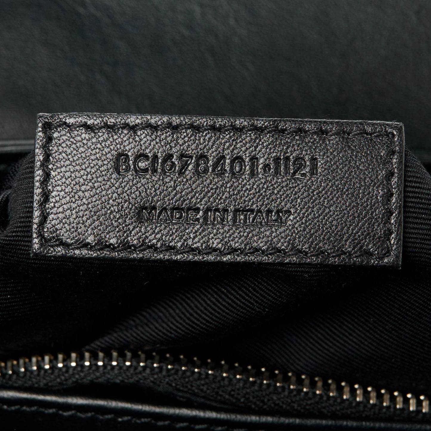 Calfskin Y Quilted Monogram Toy Loulou Crossbody Bag Black