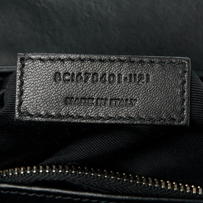 Saint Laurent Calfskin Y Quilted Monogram Toy Loulou Crossbody Bag Black 8 of 12