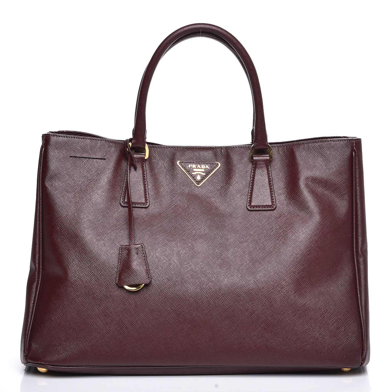 Prada Saffiano Lux Large Tote Granato 1 of 7