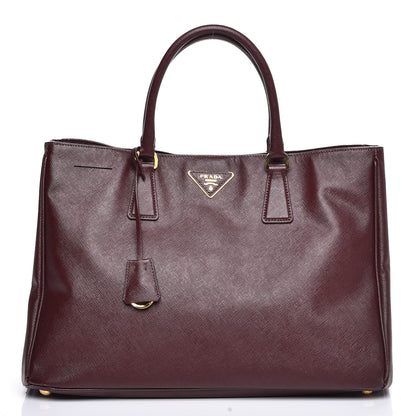 Prada Saffiano Lux Large Tote Granato 1 of 7