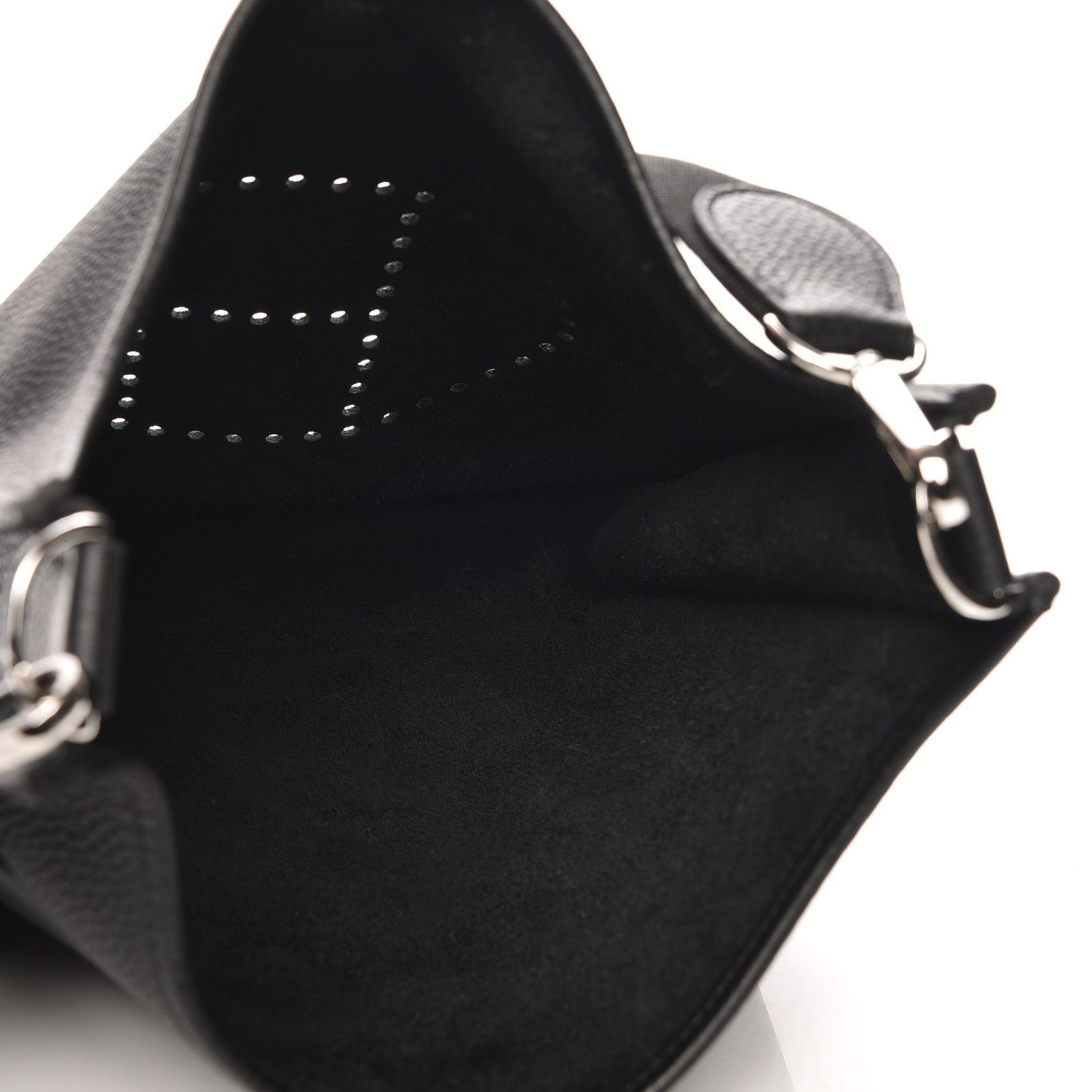 Hermes Taurillon Clemence Evelyne III PM Black 6 of 8