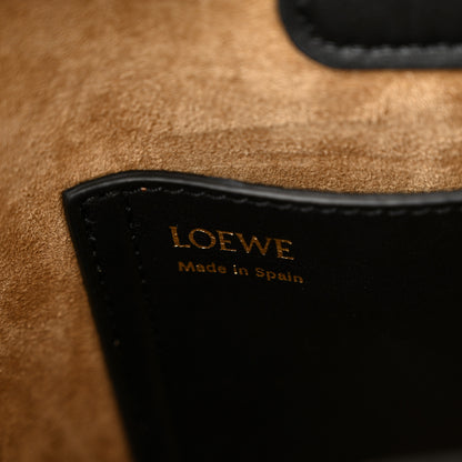 Loewe Soft Grained Calfskin Mini Pebble Bucket Bag Black 6 of 9