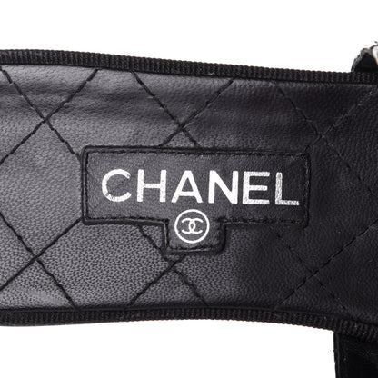 Chanel Lambskin Quilted Turn Lock CC Platform Mule 38 Black 9 of 12