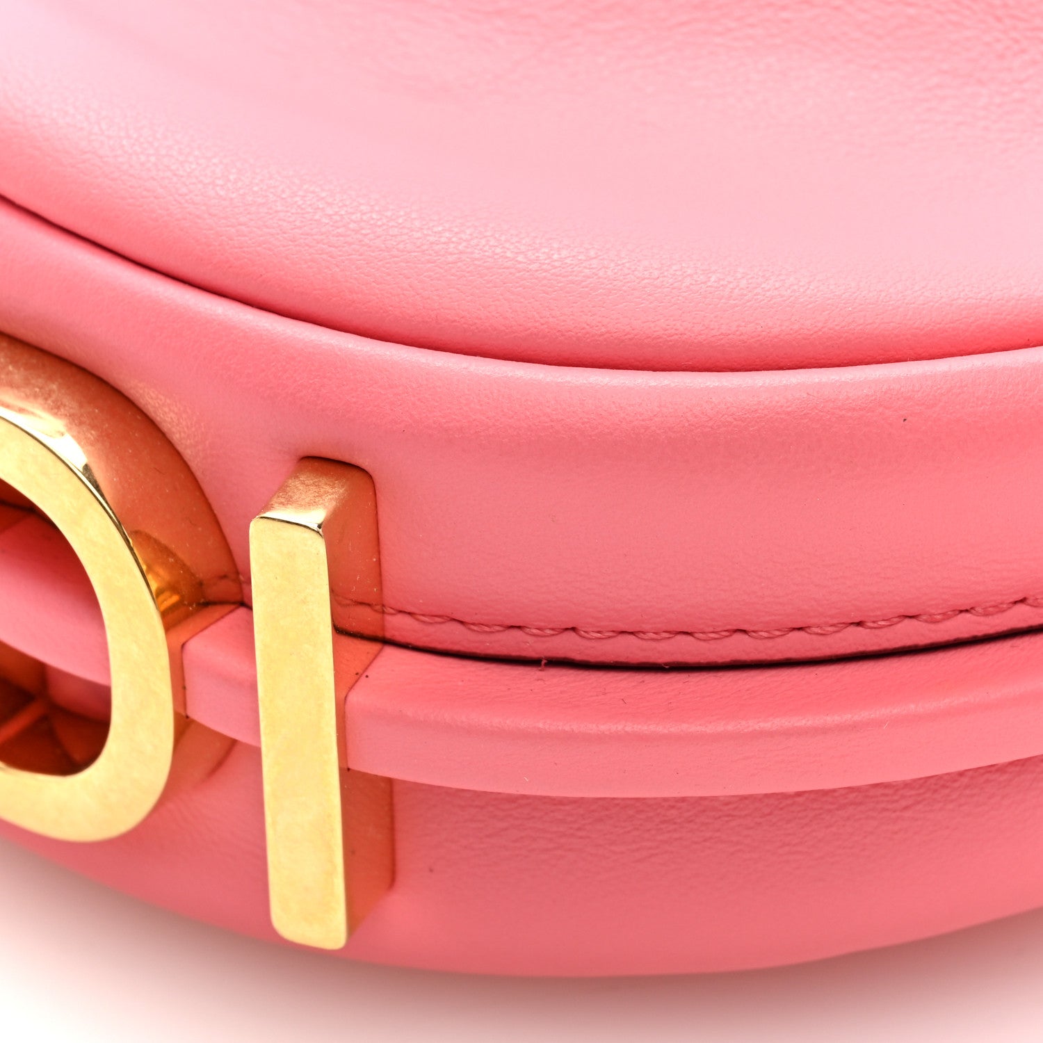 Fendi Vitello Grace New Matte Nano Fendigraphy Hobo Charm Pink Dalia 9 of 9