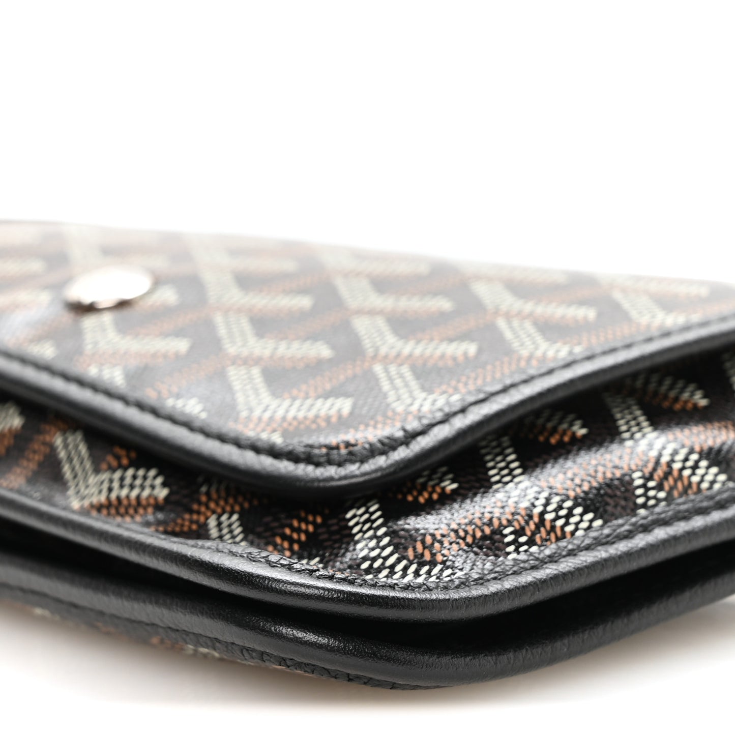 Goyardine Plumet Wallet Clutch Black