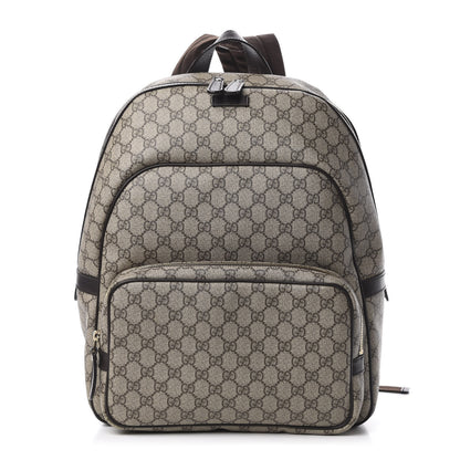Gucci GG Supreme Monogram Large Day Backpack Brown 1 of 9
