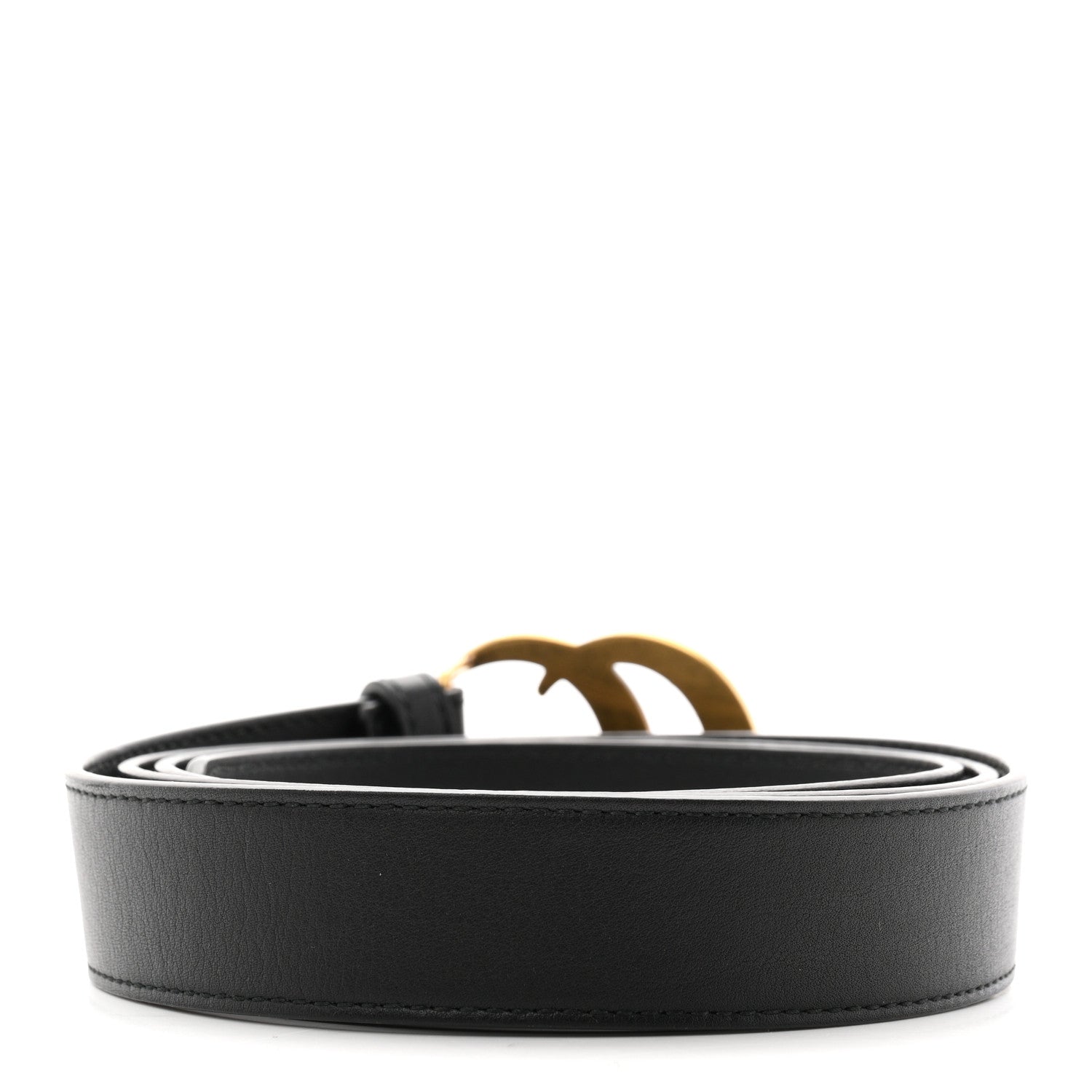 Gucci Moon Calfskin Double G 30mm Belt 110 44 Black 2 of 5