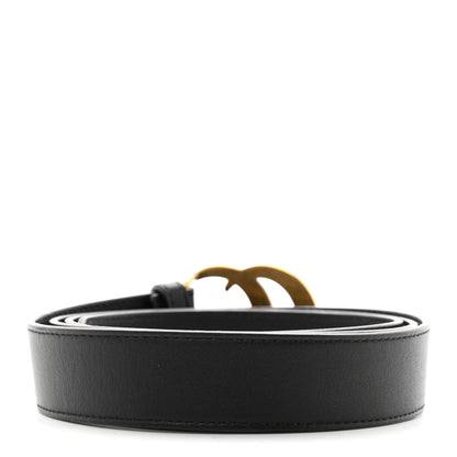 Gucci Moon Calfskin Double G 30mm Belt 110 44 Black 2 of 5